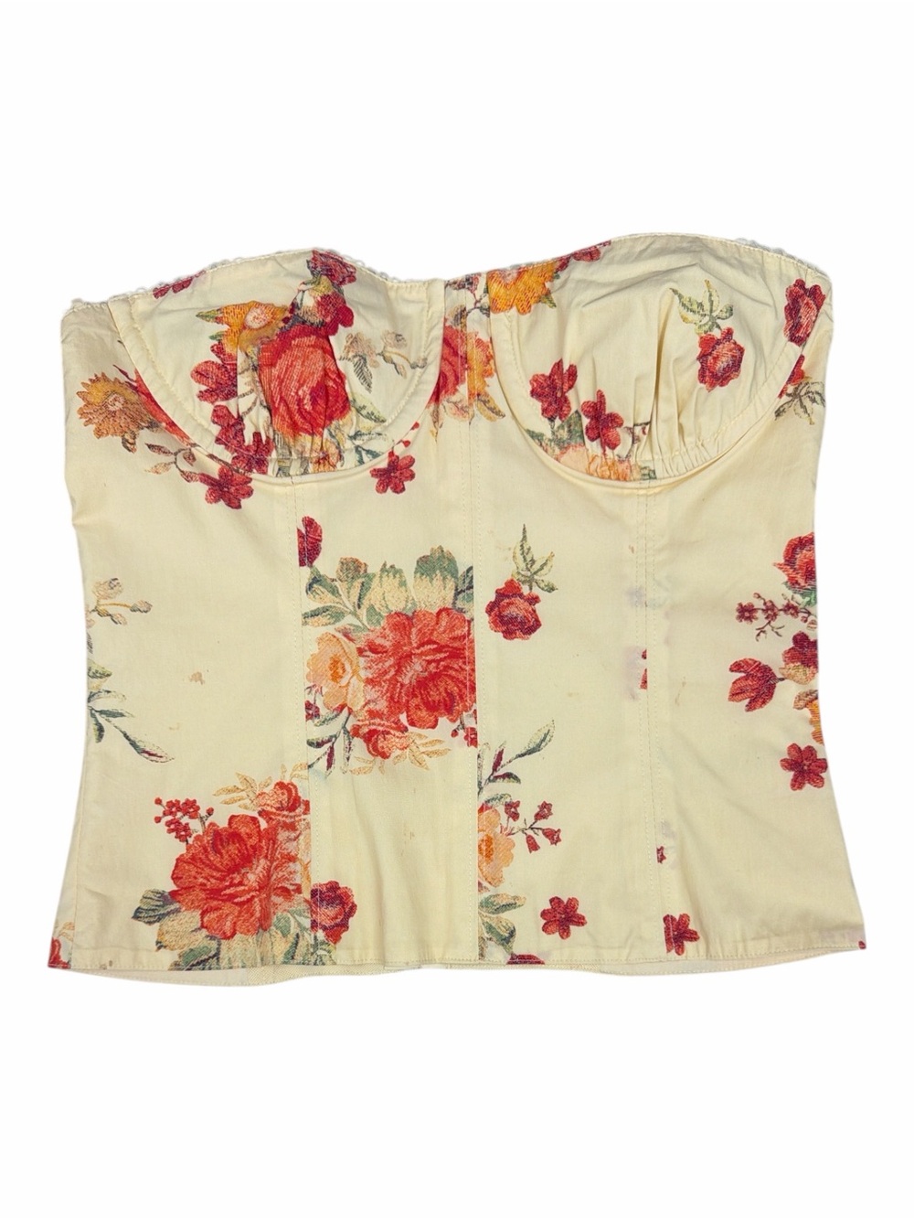 DANIELLE BERNSTEIN NWT Floral Golden Hour Underwire Corset